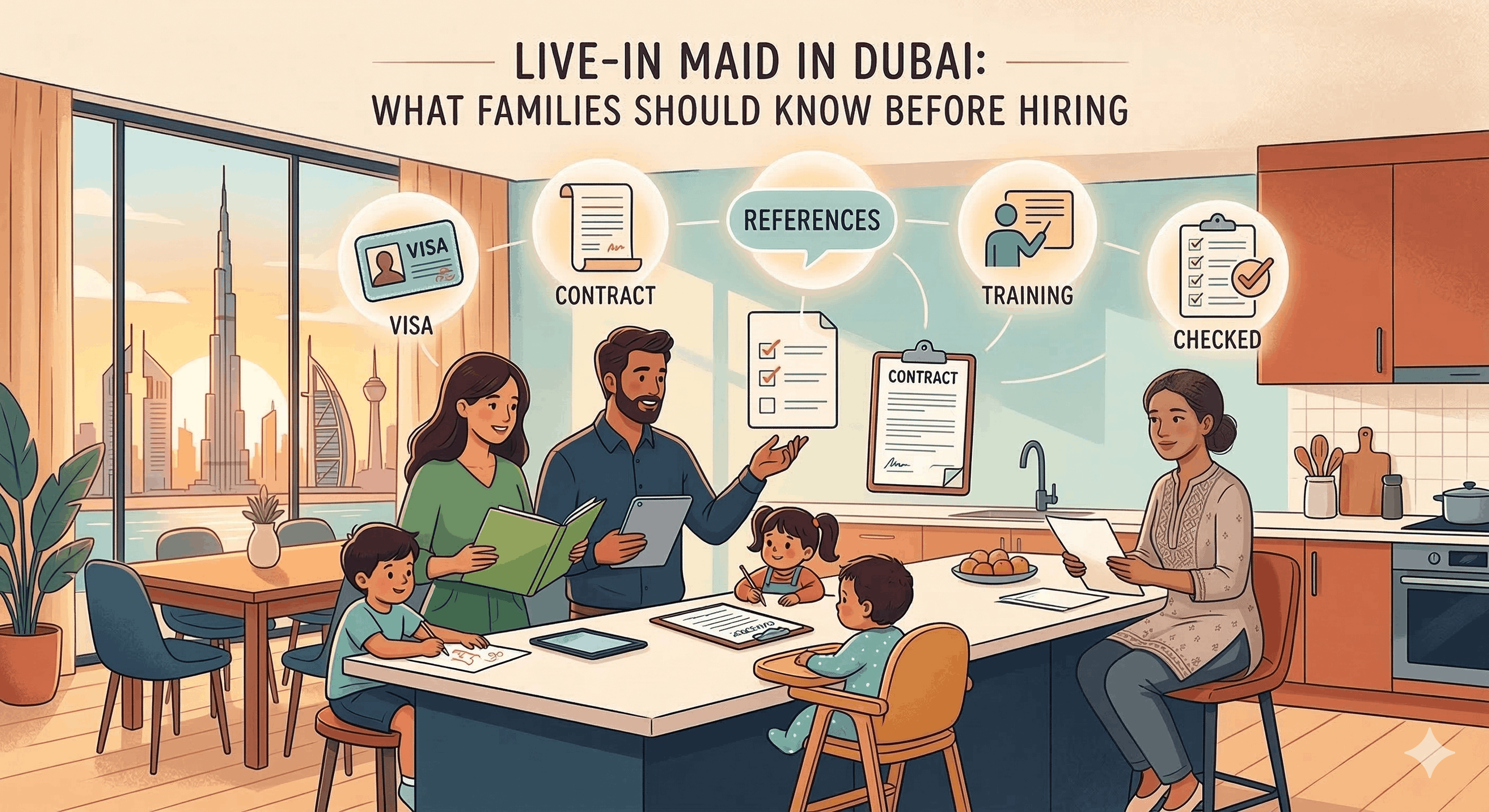 live in maid Dubai